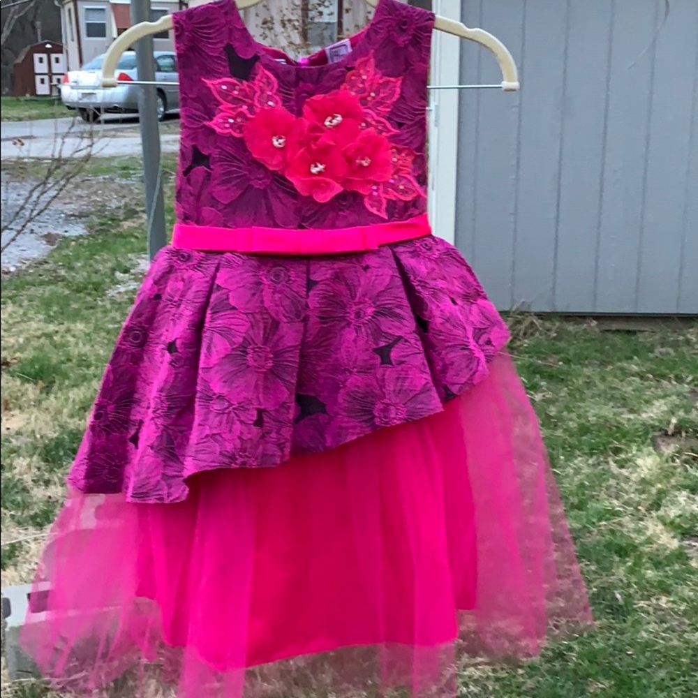 NWT Girls 5-6 years old formal pink/purple dress